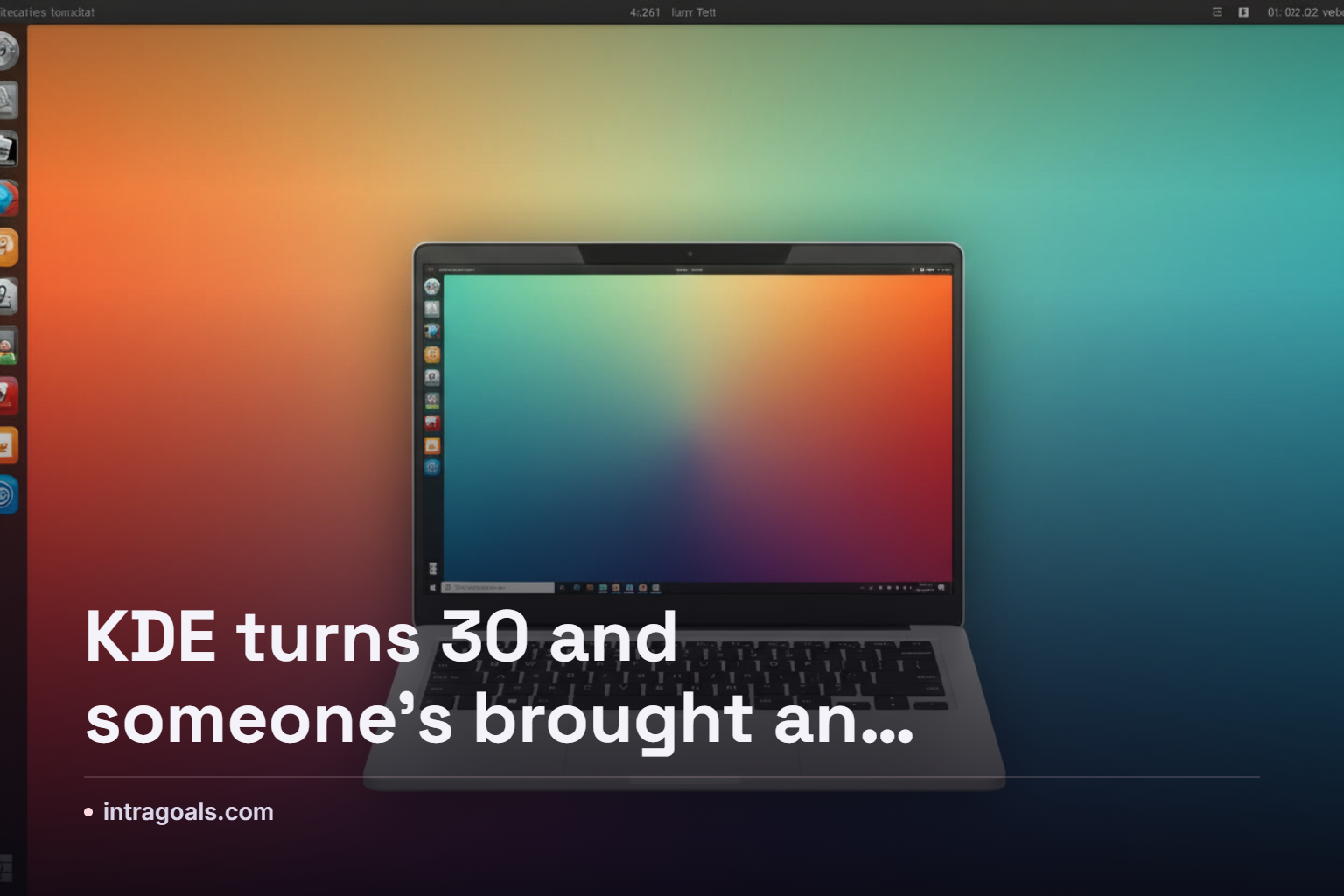 KDE celebrates 30 years as a community proposes an AI-native desktop