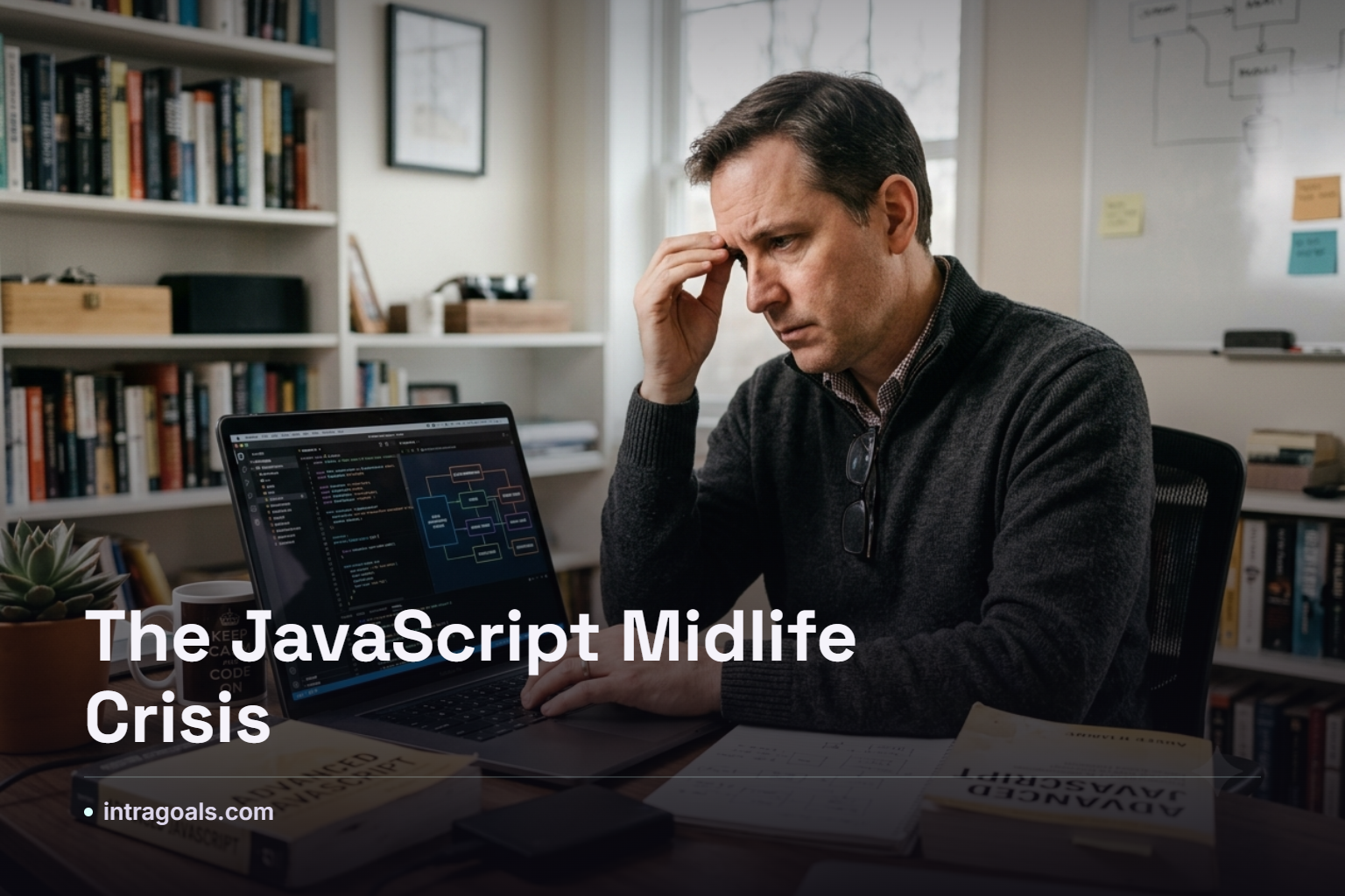 Illustration symbolizing JavaScript's long dominance being challenged by newer programming languages
